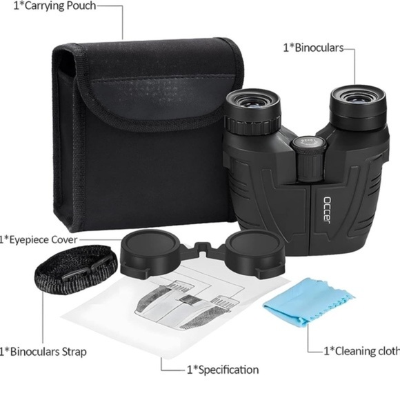 Compact Binoculars High-Powered Optics for Bird Watching &‎ Outdoor Adventures - Picture 6 of 12